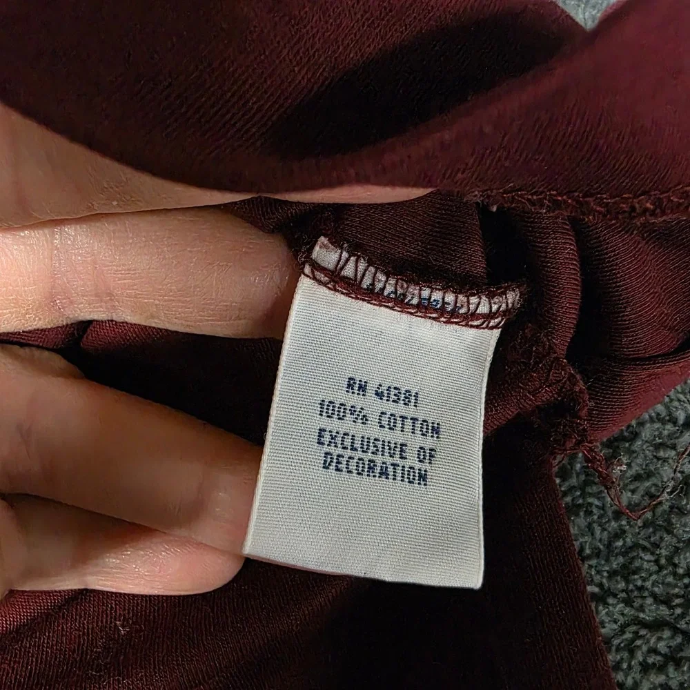 Polo Ralph Lauren Polo Shirt Mens L Pima Soft Touch LongSleeve Burgundy Classic